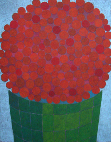 One Stem, NOBUKO WATABIKI, 2008Oil pastel, ink, water colour on japanese paper100.0 × 80.3 cm