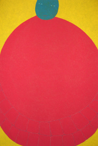 None of the original are inexistent., NOBUKO WATABIKI, 2003Oil pastel on japanese paper194.0 × 130.3 cm