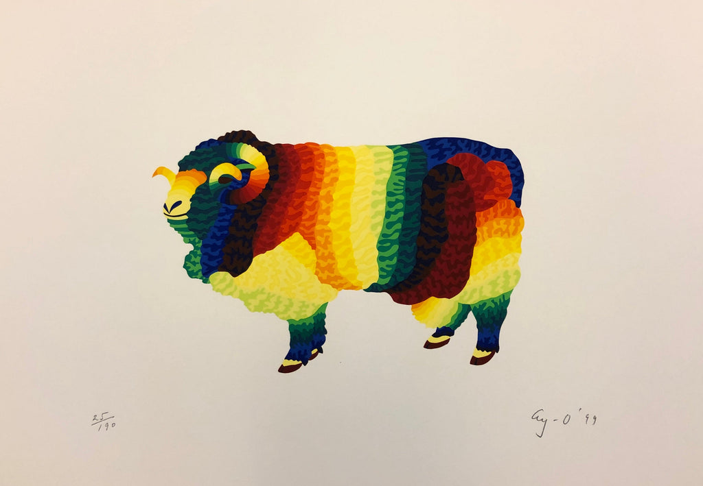 Sheep, Ay-O, 1999Screenprint on paper31.5 x 45.0 cmEdition of 190