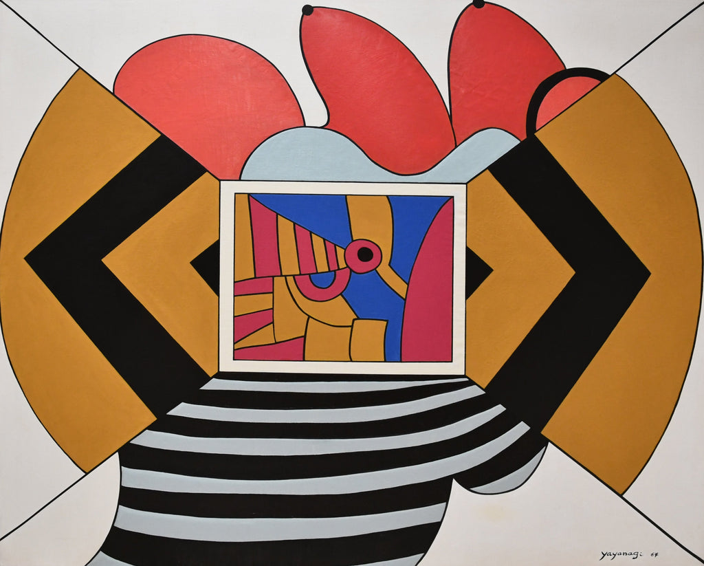 Adam et Eve, GO YAYANAGI, 1967Oil, acrylic on canvas130.3 × 162.1 cm