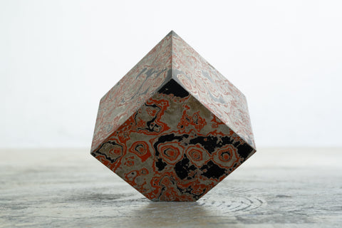 Uncovered Cube #130, MADARA MANJI, 2023Copper, silver, gold, brass9.5 × 9.5 × 9.5 cm