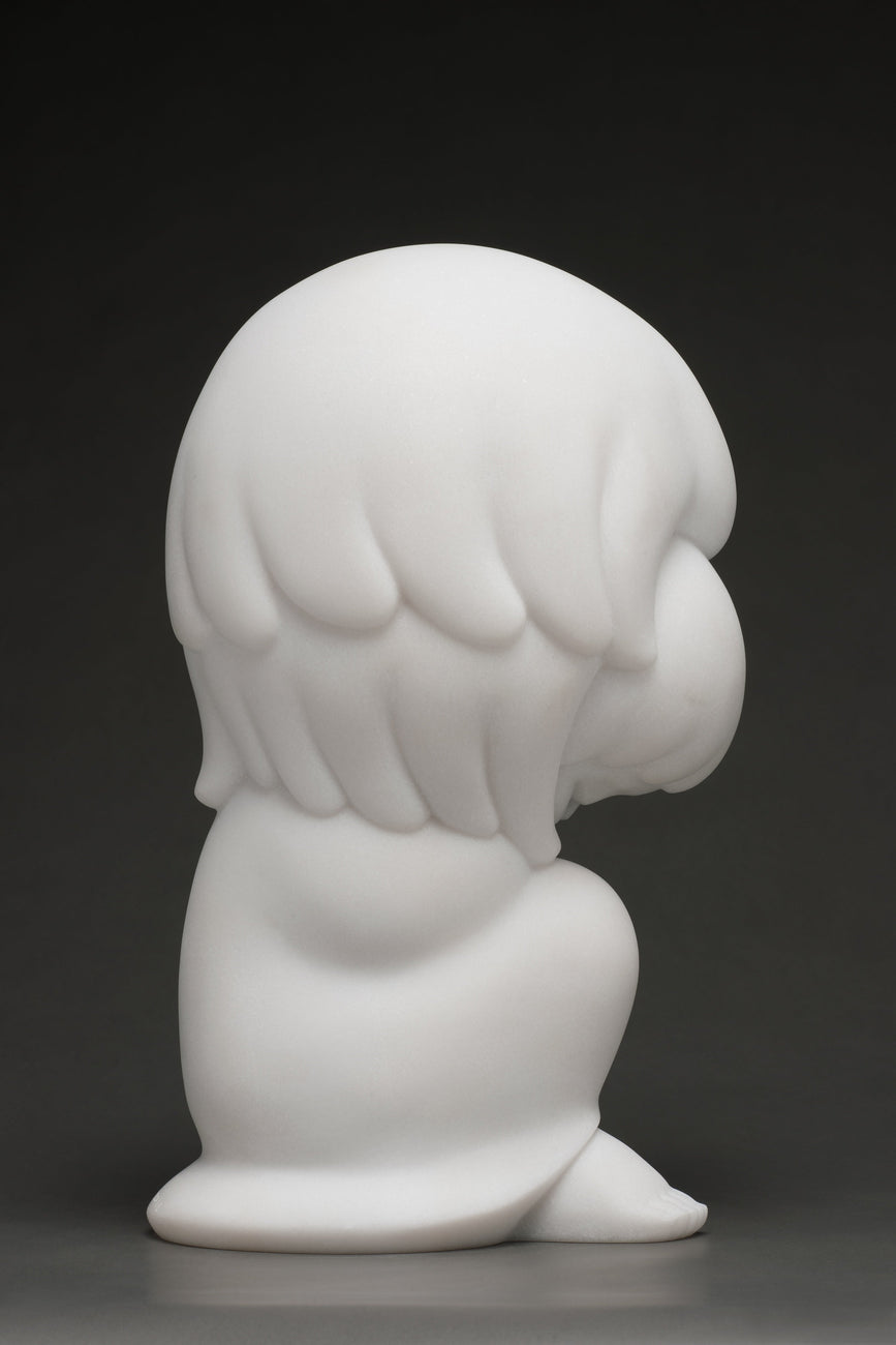 Night, LI WEI and LIU ZHIYIN, 2024White marble50.0 × 29.0 × 31.0 cmEdition of 8