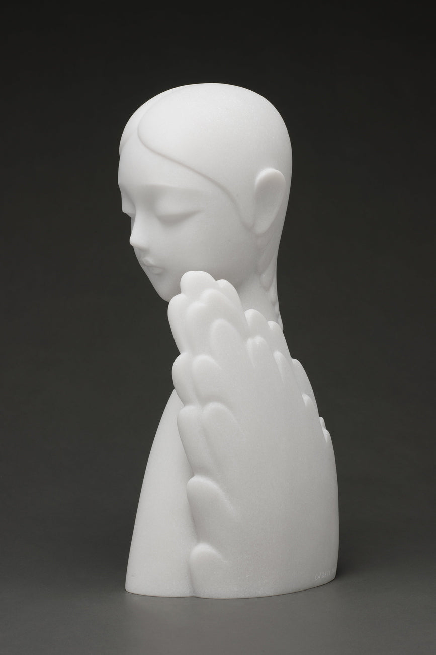 The Orchid, LI WEI and LIU ZHIYIN, 2024White marble50.0 × 15.0 × 23.0 cmEdition of 8