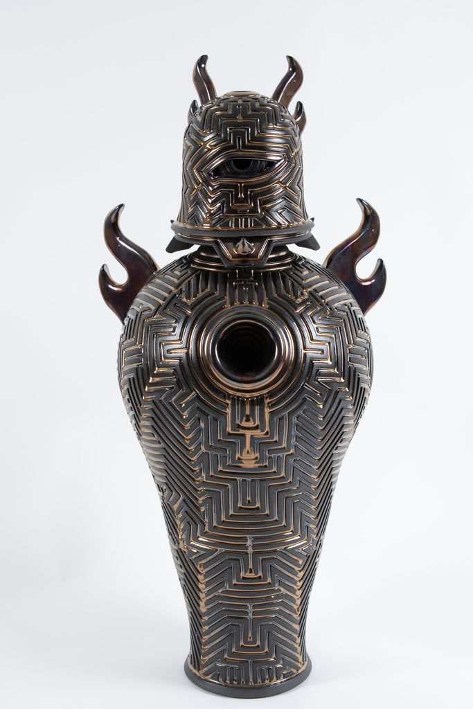 Hikakusai-senkoku-hougainyudou, RIYOO KIM, 2023Glazed ceramic41.0 × 35.0 × 84.0 cm