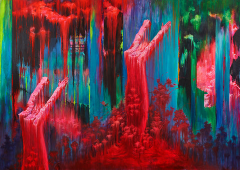 Another Successor, CHI PENG, 2022Acrylic on canvas172.0 × 244.0 cm