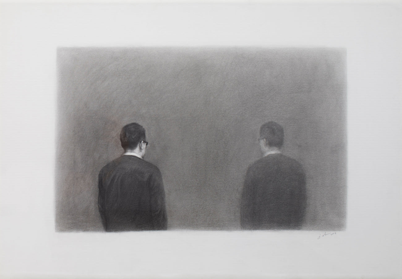 Man with Two Shadows, CHI PENG, 2015Paper Sketch54.8 × 78.2 cm