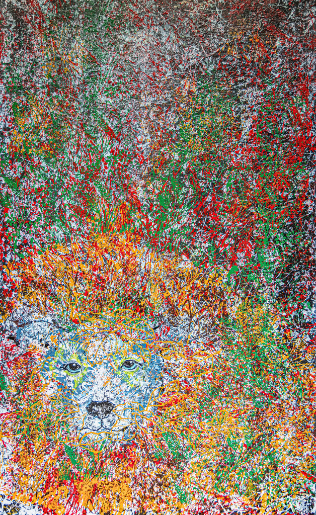 Time out, DEMOS CHIANG, 2024Canvas, mixed media134.0 × 84.0 cm