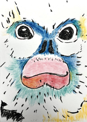 Snubnose Monkey, FLORENTIJN HOFMAN, 2020Screenprint42.0 × 29.7 cmEdition of 15