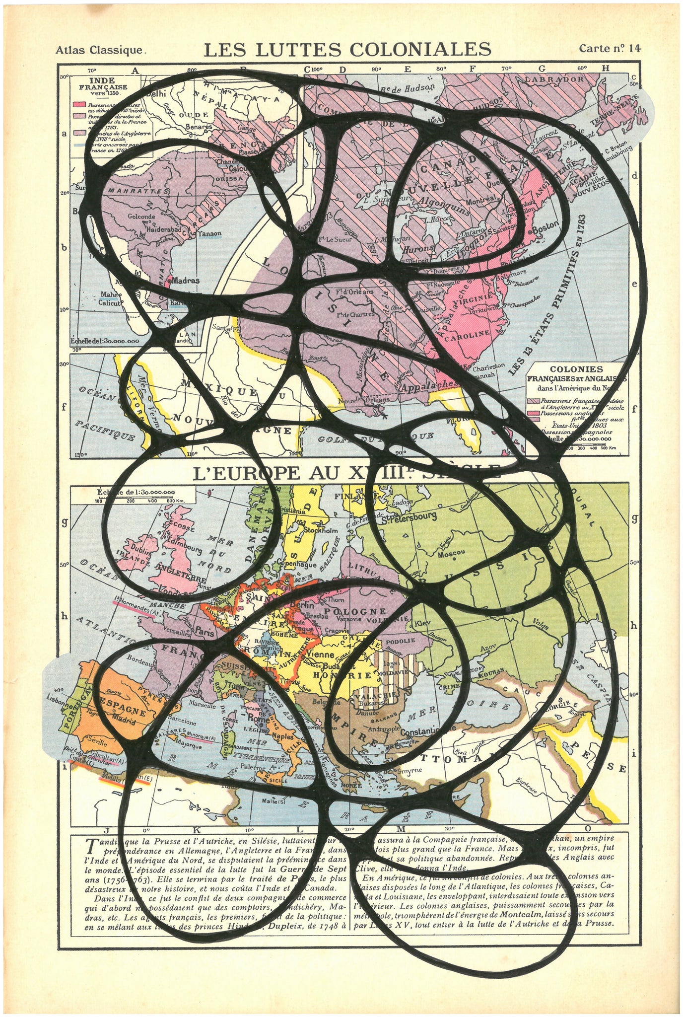 Les Luttes Coloniales Carte No14 Loop