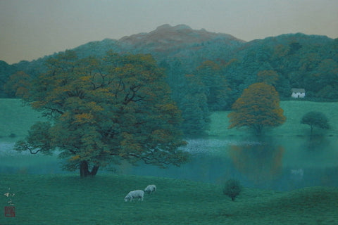 Turn 6-A, KAZUYUKI FUTAGAWA, 2013Mineral pigment on paper27.3 × 41.0 cm