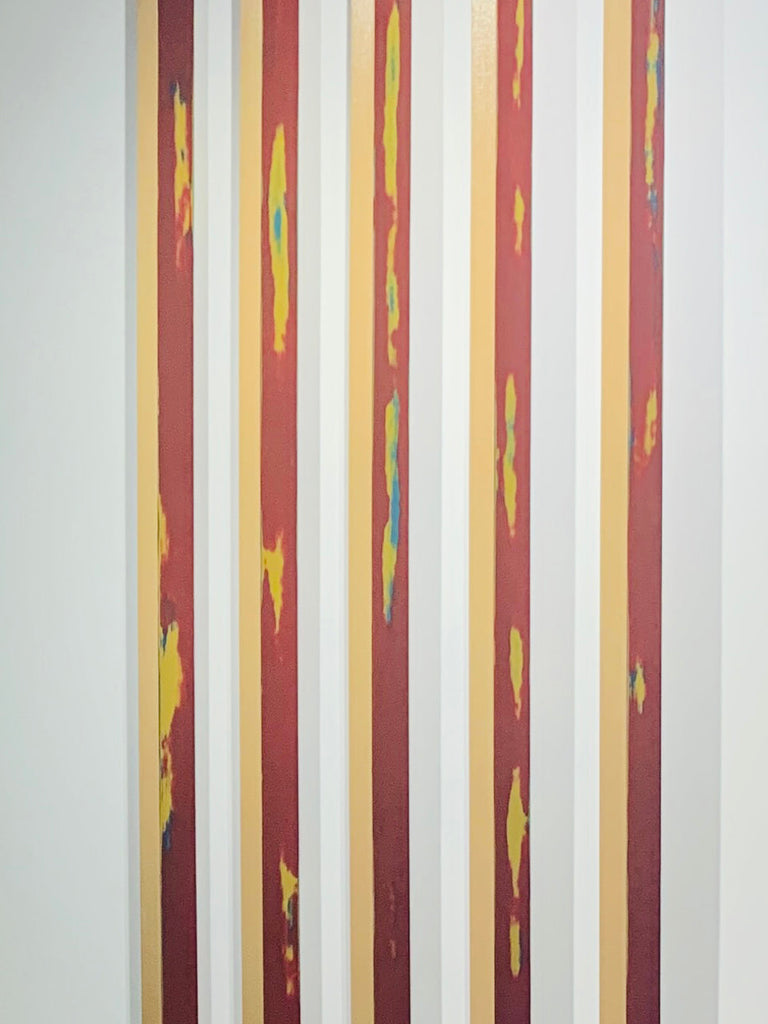 Division Series_2024 (11-15), KIM DEOK HAN, 2024East lacquer on aluminum8.0 × 200.0 × 4.0 cm