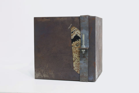 Alive #04, MADARA MANJI, 2024Iron, copper, silver, gold, brass25.0 × 25.0 × 25.0 cm