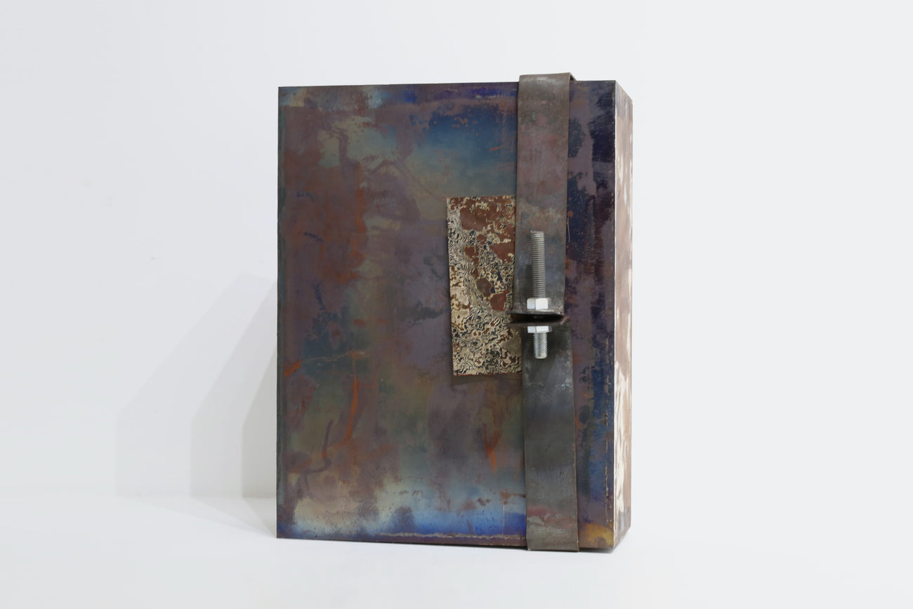 Alive #09, MADARA MANJI, 2024Iron, copper, silver, gold, brass30.0 × 15.0 × 40.0 cm