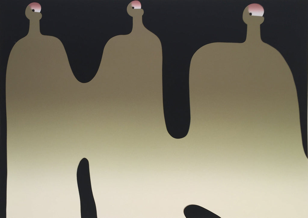 Three Connected 82/150, SADAMASA MOTONAGA, 1988Silkscreen on paper46.0 x 65.0 cm