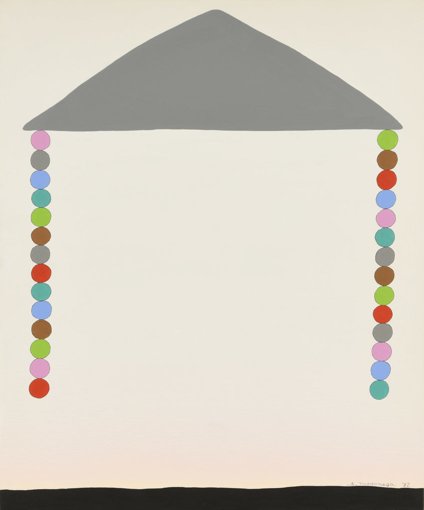 Twenty-eight colored balls, SADAMASA MOTONAGA, 1982Acrylic on canvas72.9 × 60.5 cm