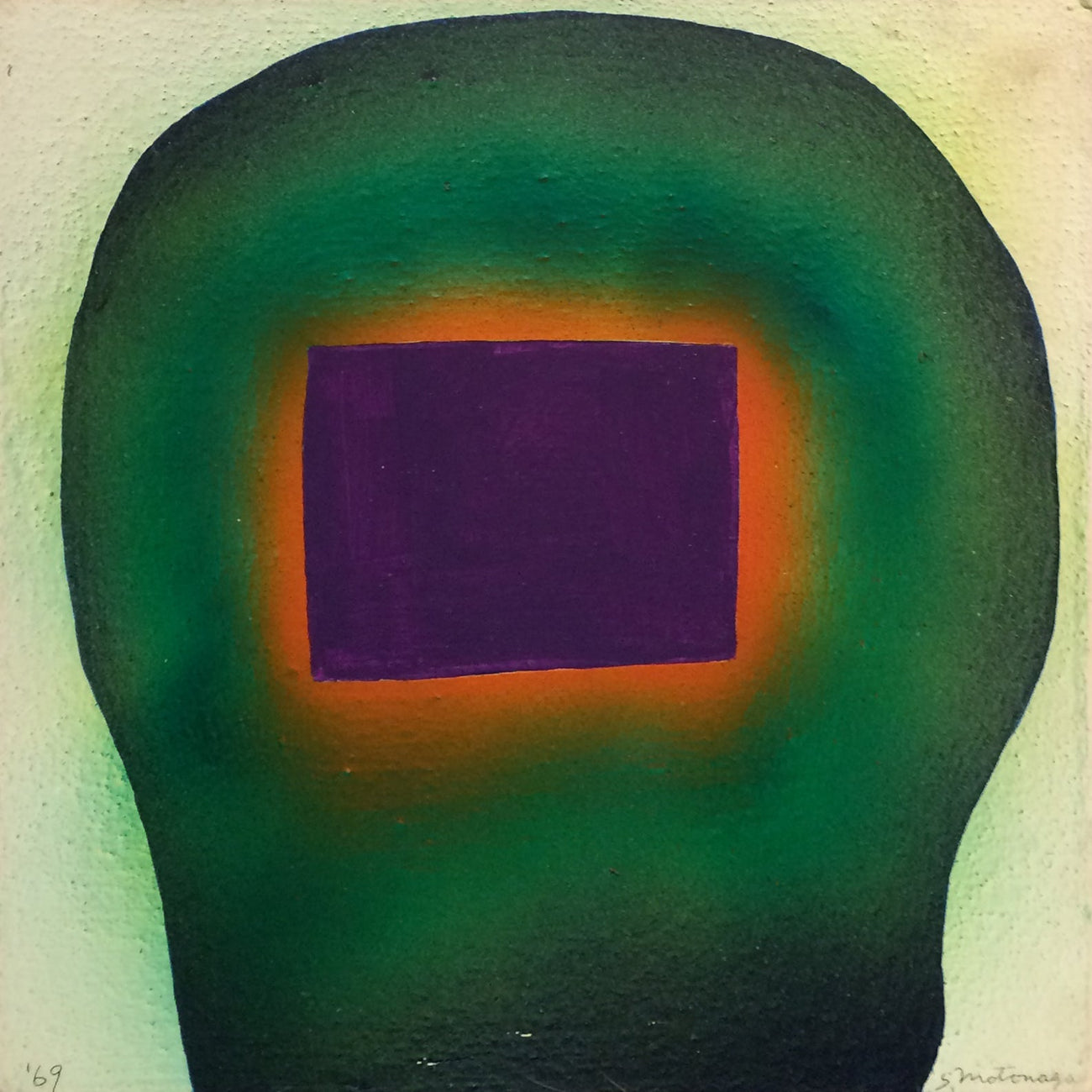 Work, SADAMASA MOTONAGA, 1969Oil on canvas20.3 × 20.3 cm