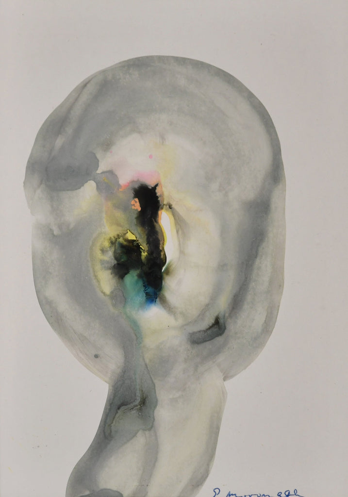 Work, SADAMASA MOTONAGA, 1969Watercolor on paper14.0 × 9.8 cm