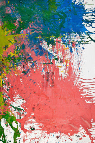 Untitled SHIM-110, SHOZO SHIMAMOTO, 2009Acrylic and glass fragments on canvas157.0 × 111.0 cm