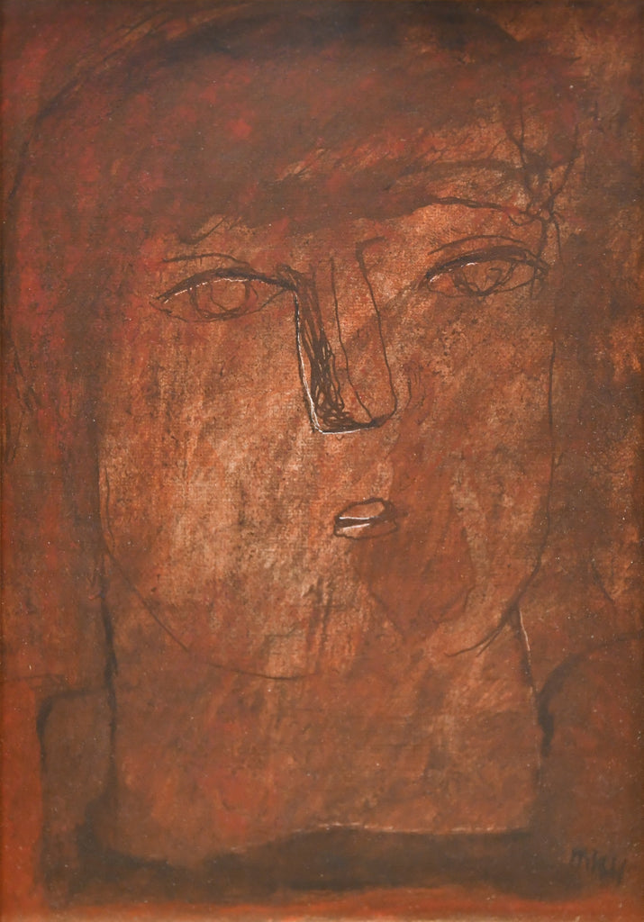 Untitled, TETSUO MIZÙ, 1983Oil on canvas22.5 × 15.7 cm