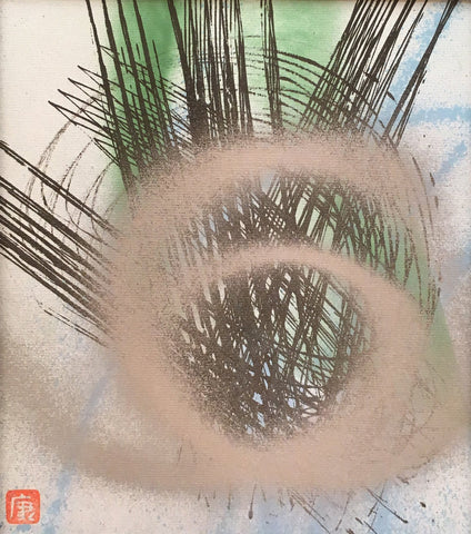 Sou, YASUO SUMI, 2000-2010Oil on paper27.0 × 24.0 cm