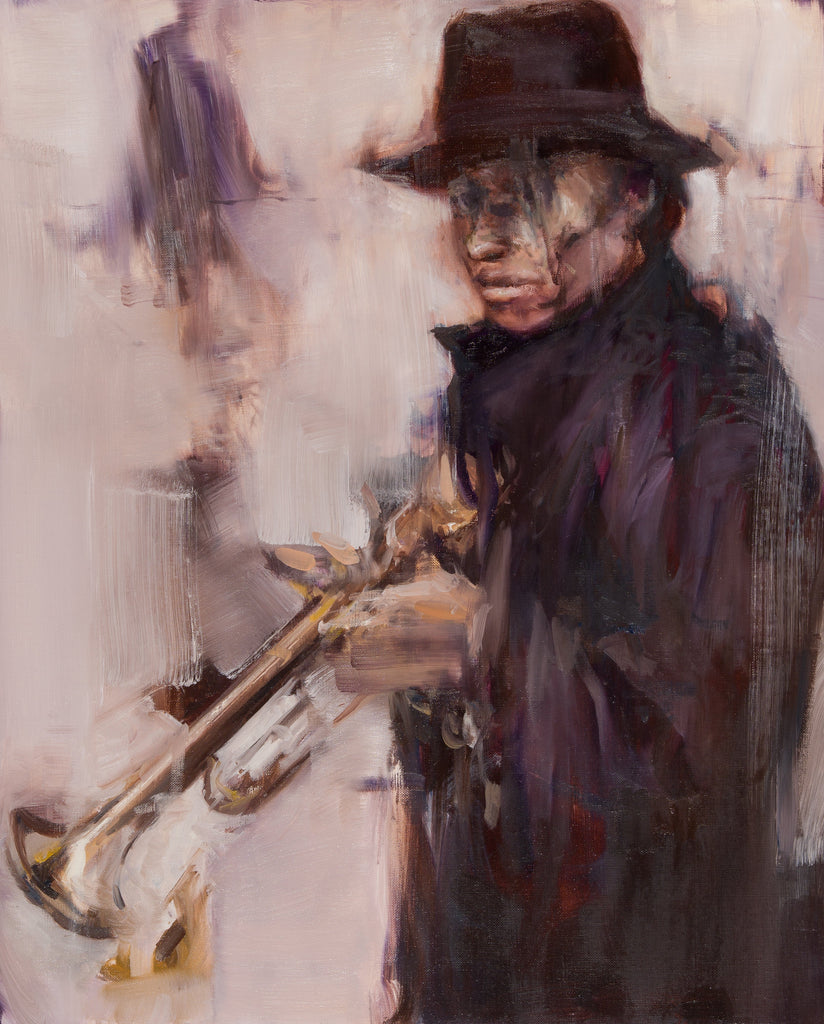 Miles Davis, YU HASHIMOTO, 2024Oil on canvas65.2 × 53.0 cm