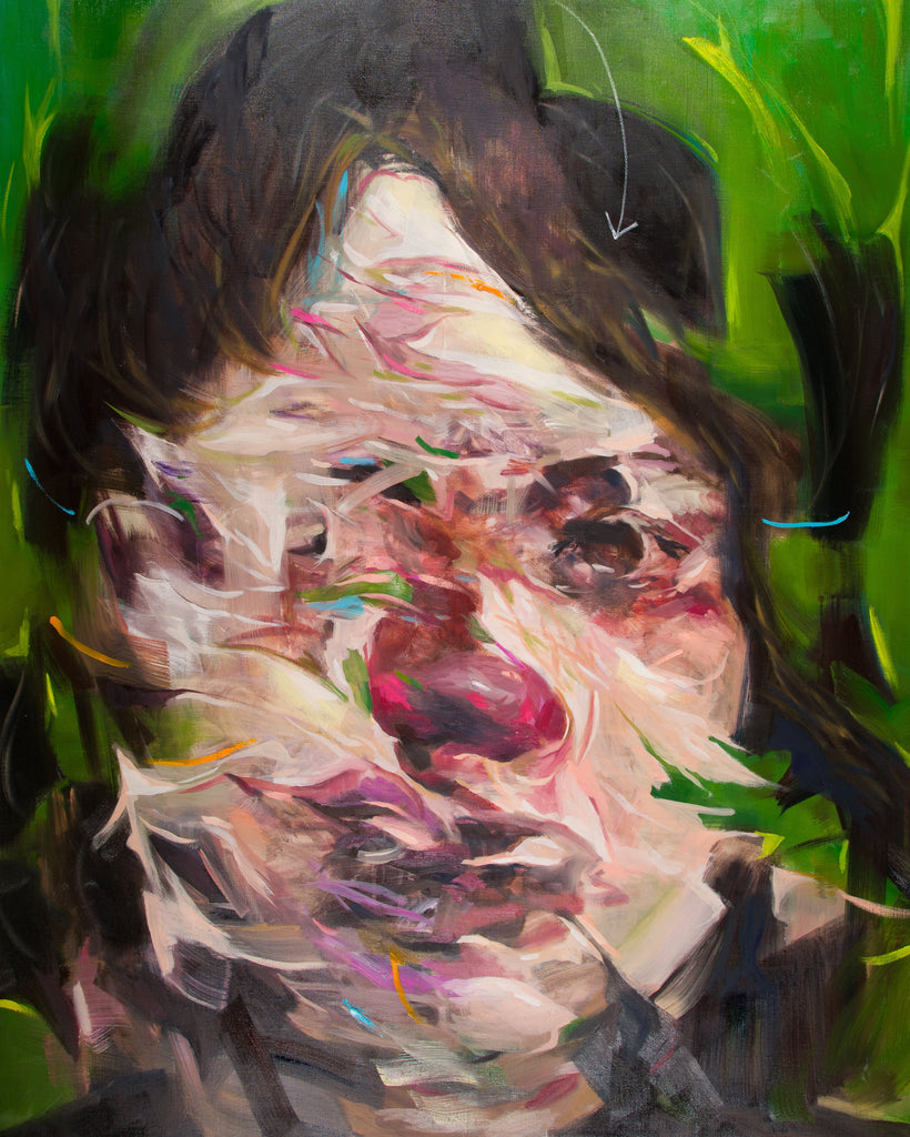 Cramps & Escape No.7, YU HASHIMOTO, 2024Oil on canvas162.5 × 130.5 cm